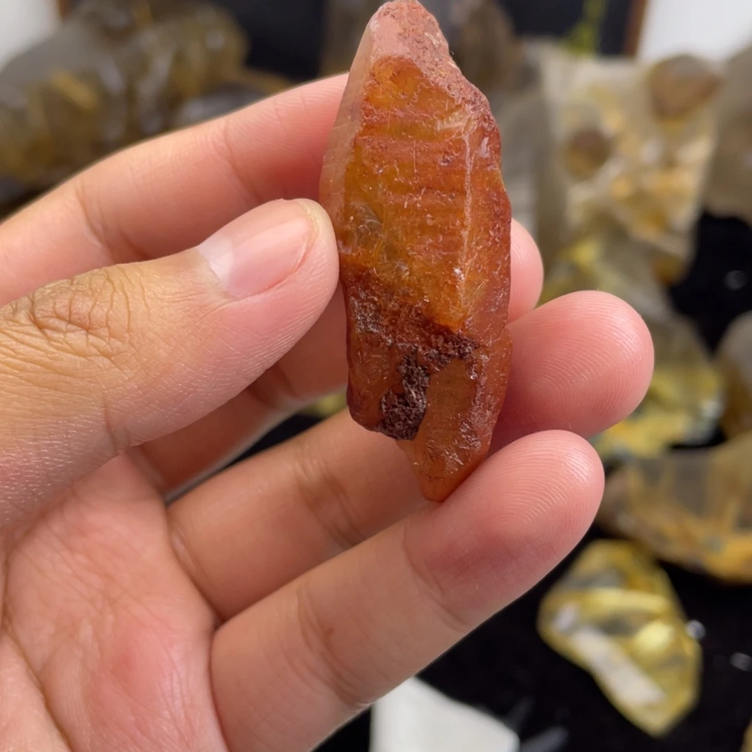 水晶珠宝半成品银S925镶嵌天然水晶摆件