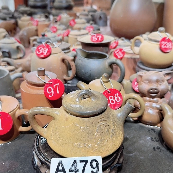 多***铁茶壶紫砂坭兴陶柴烧