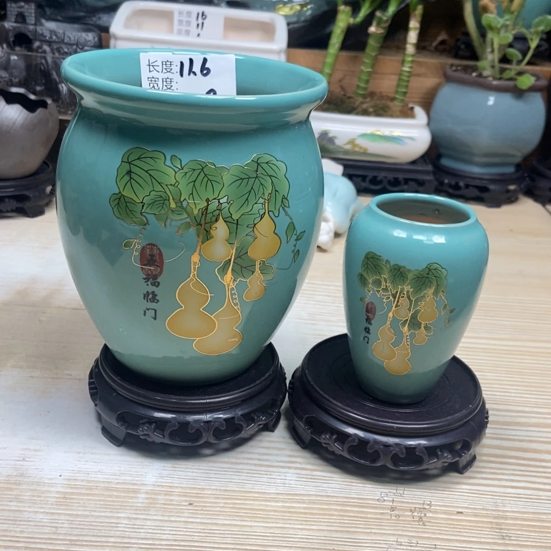 瓷片陶瓷花盆陶瓷艺术
