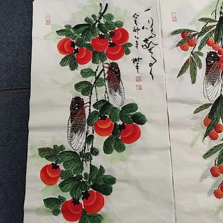 国画纯手绘作品等你来结缘