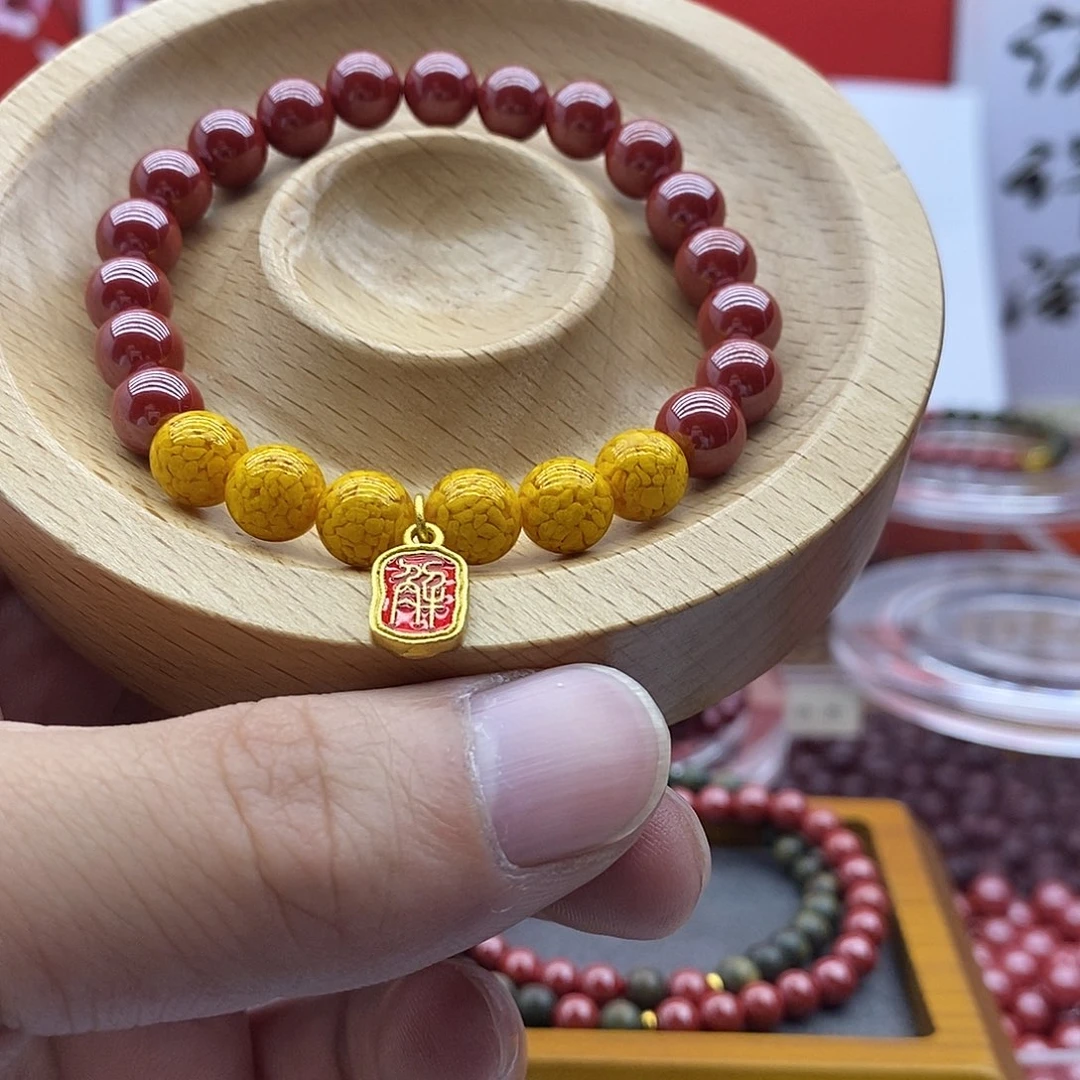 天然辰砂帝王砂雄黄8m