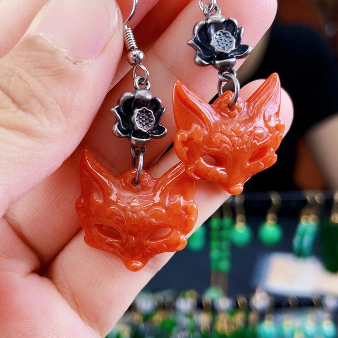未镶嵌翡翠耳饰饰品