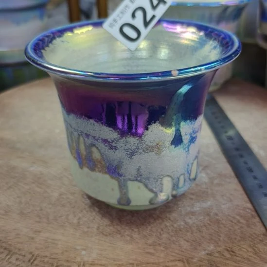 景德镇手工高温陶瓷：口12.5高11