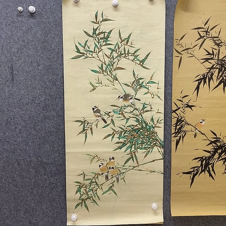 竖款新中式装饰画135-57