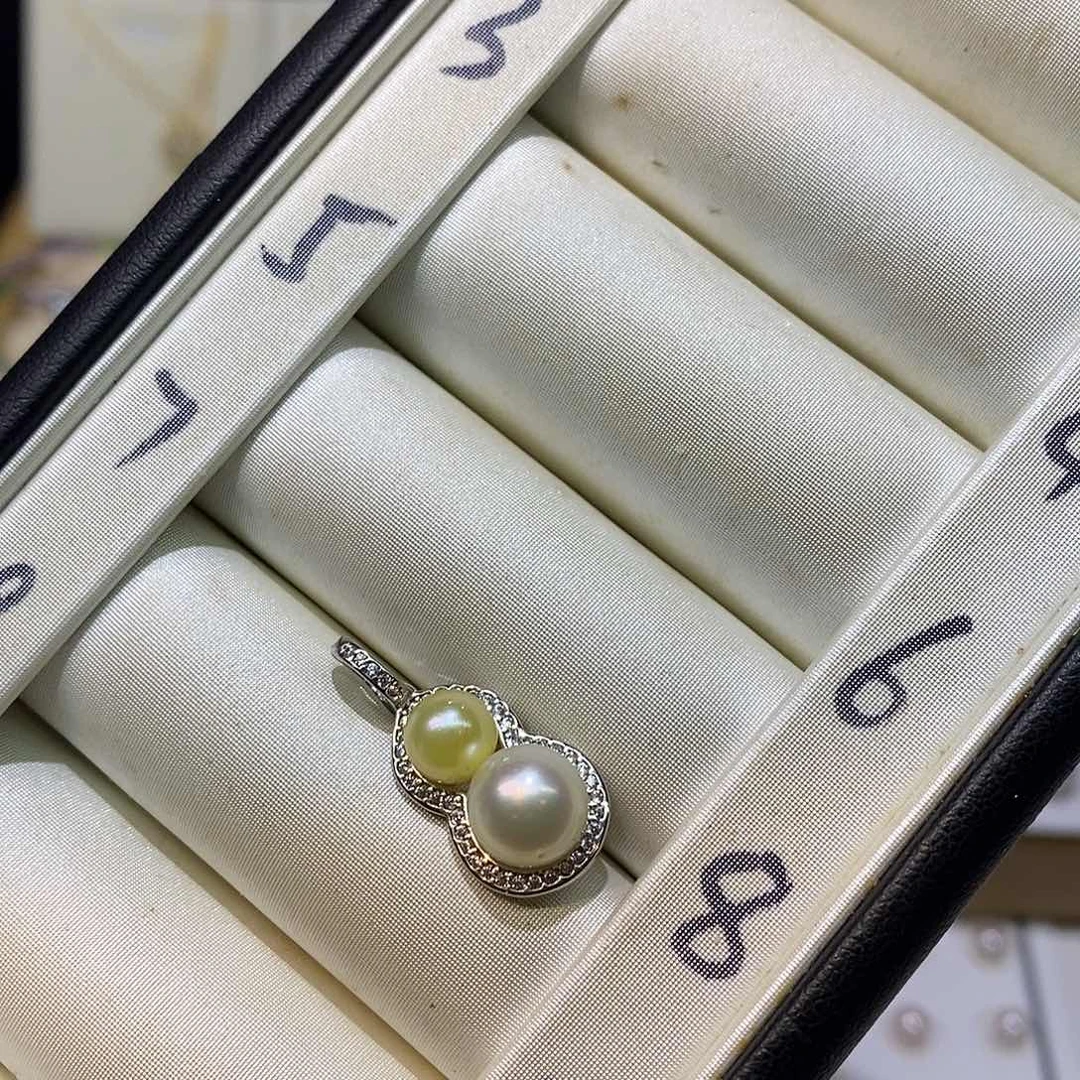 海水珍珠颈饰银S925镶嵌