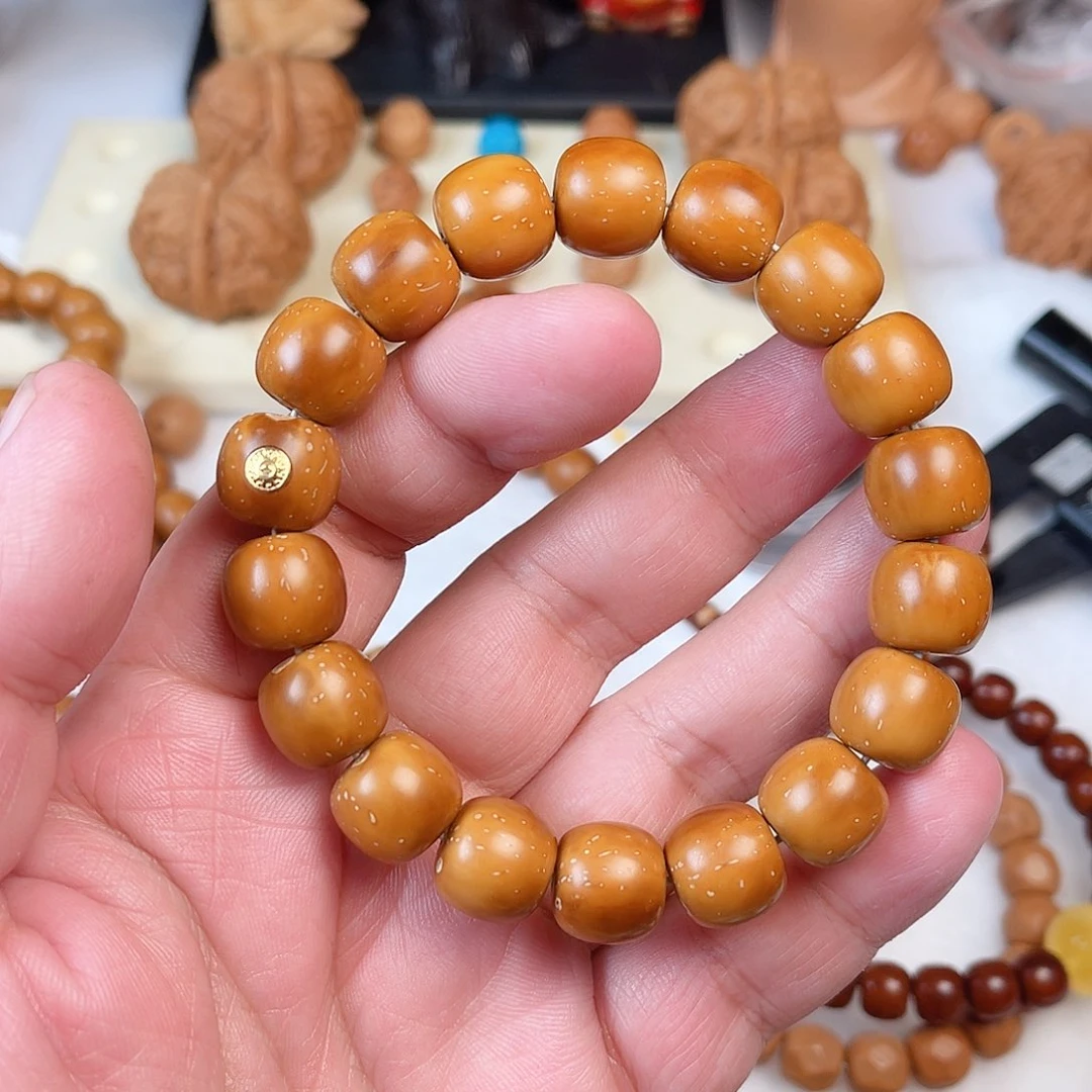 紫金鼠手串黄金甲，原生态