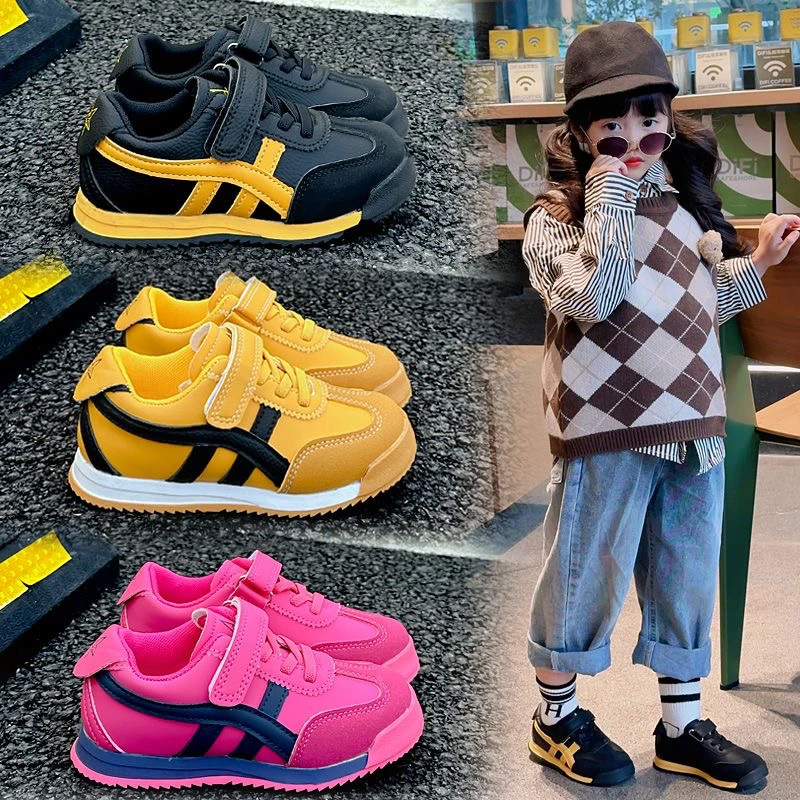 运动鞋阿甘鞋2025春秋新款男童超轻时尚休闲鞋女童鞋子超软德训鞋