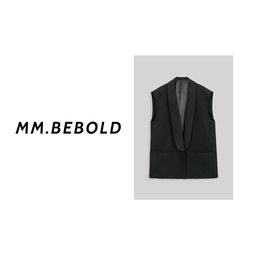 【妙姐精选】屿季 廓形时髦无袖马甲MQJ2701