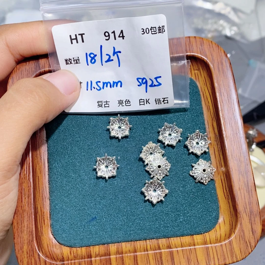 银S925镶嵌颈饰水晶HT914