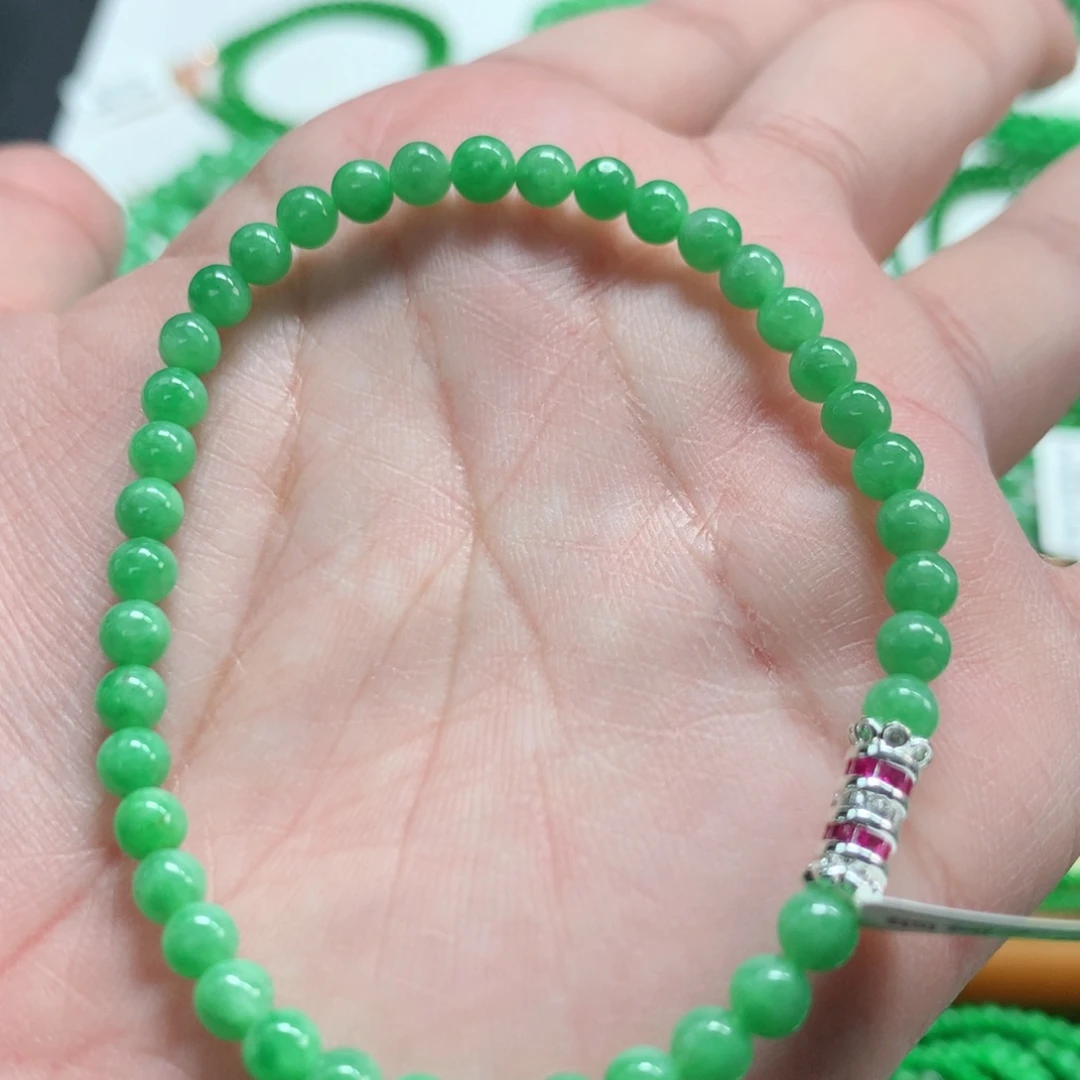 翡翠未镶嵌手链翡翠