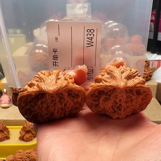 念***心文玩核桃把件文玩核桃三棱四棱蛇头蛇王
