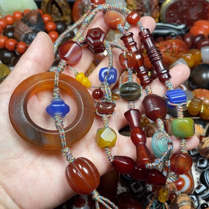 玛瑙/玉髓未镶嵌颈饰