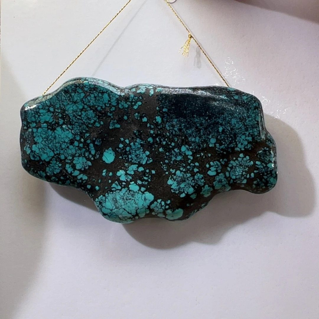 绿松石未镶嵌挂件