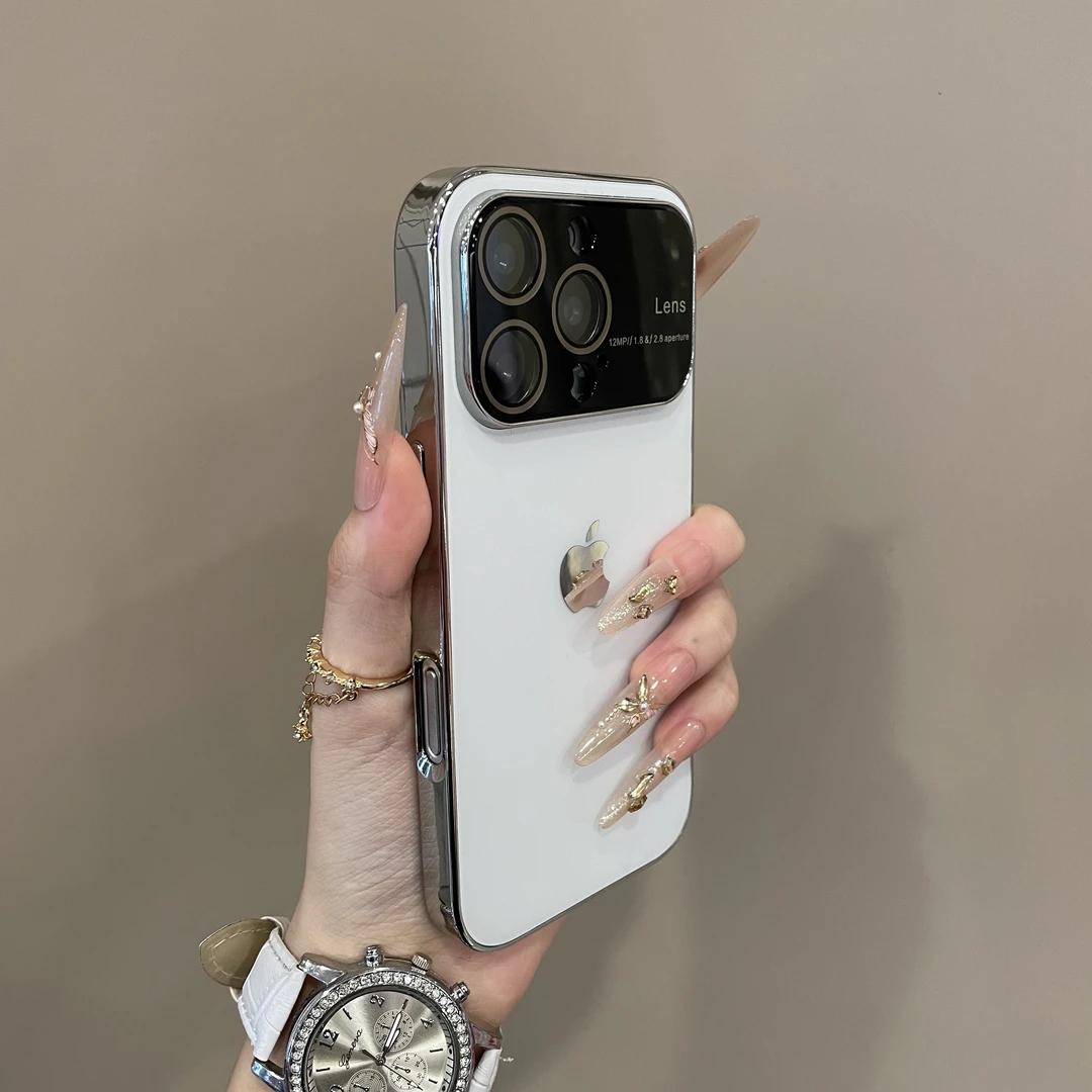 秒变17大视窗电镀AG磨砂适用iPhone17Pro手机壳16pm新款15防摔14