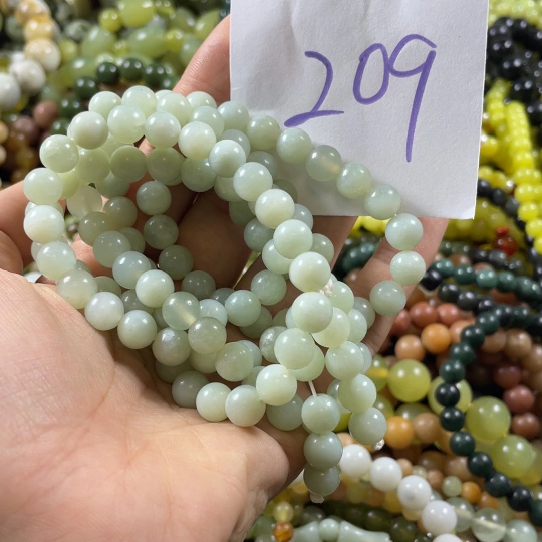 蛇纹石玉未镶嵌手链