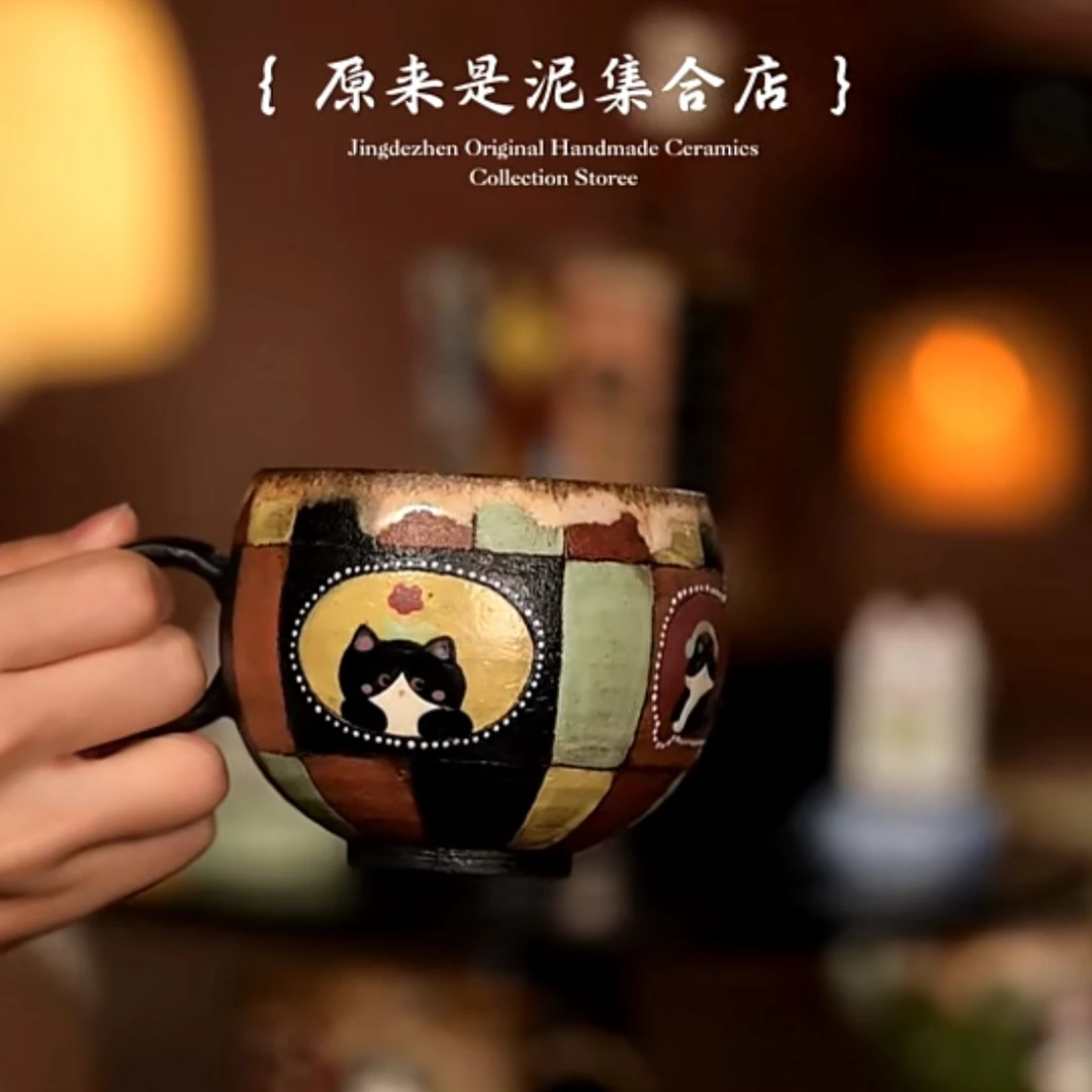 原来是泥原创手作莳也集7092杯子
