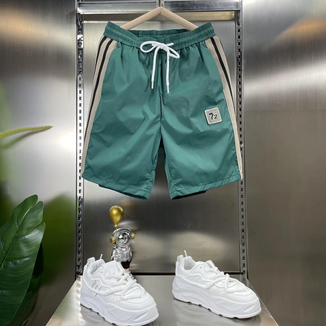 短裤男2025新款爆款5分青少年休闲网红痞帅冰丝速干大裤衩1225#