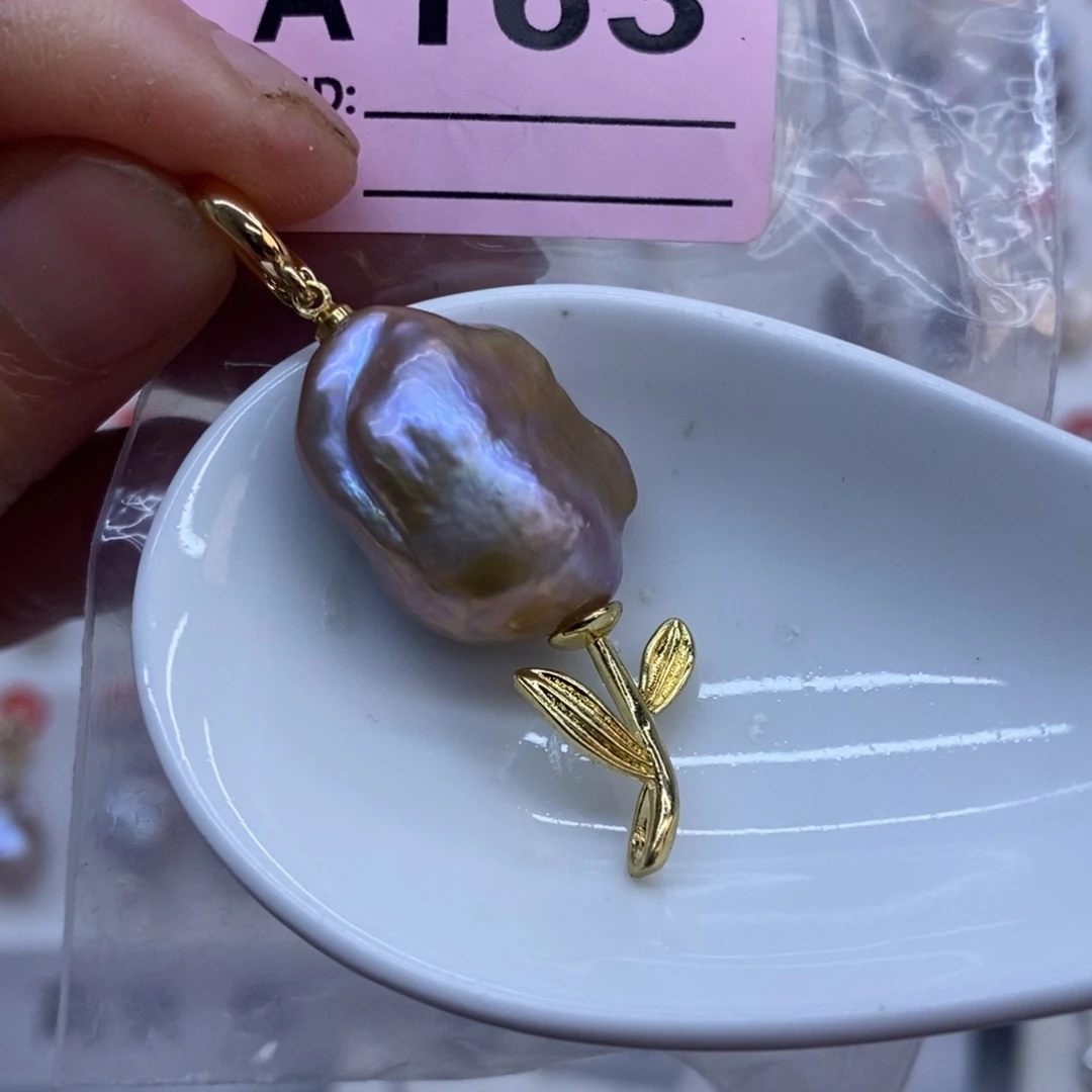 淡水珍珠未镶嵌美丽哦哦哦