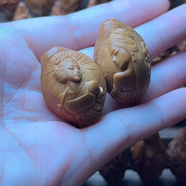 秋***语吊坠橄榄核橄榄核