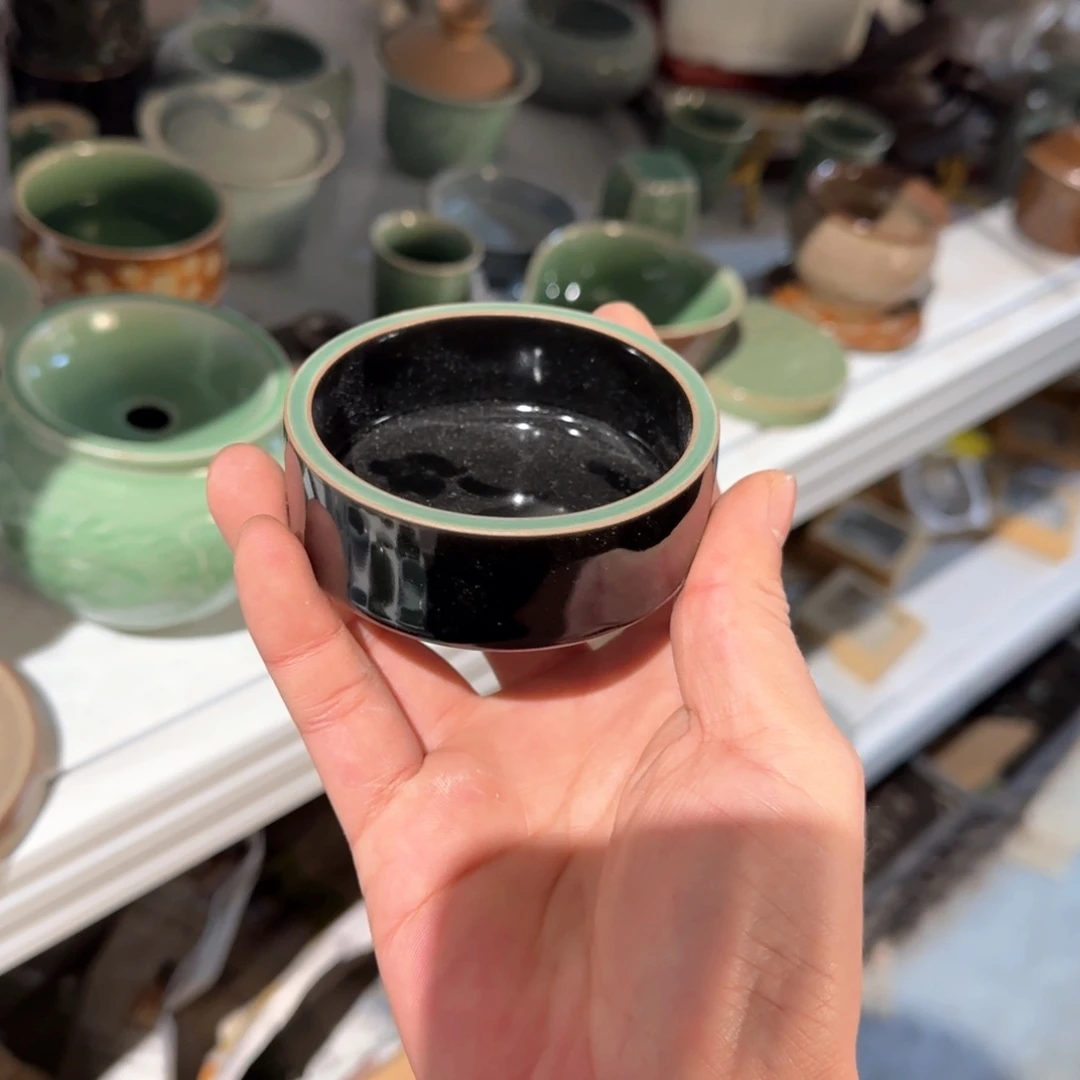 小金茶具青瓷茶器