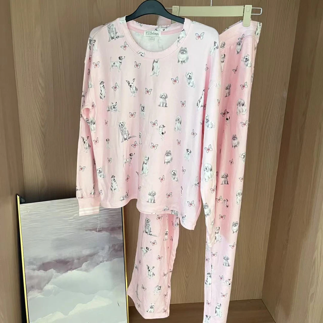 41603小狗睡衣套短裤款