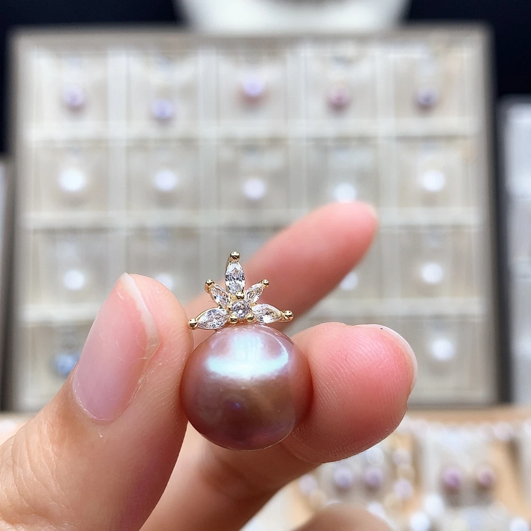 颈饰合金淡水珍珠