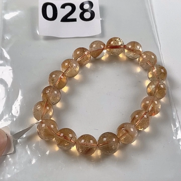 未镶嵌手链黄晶卡11+暴力黄黄塔晶