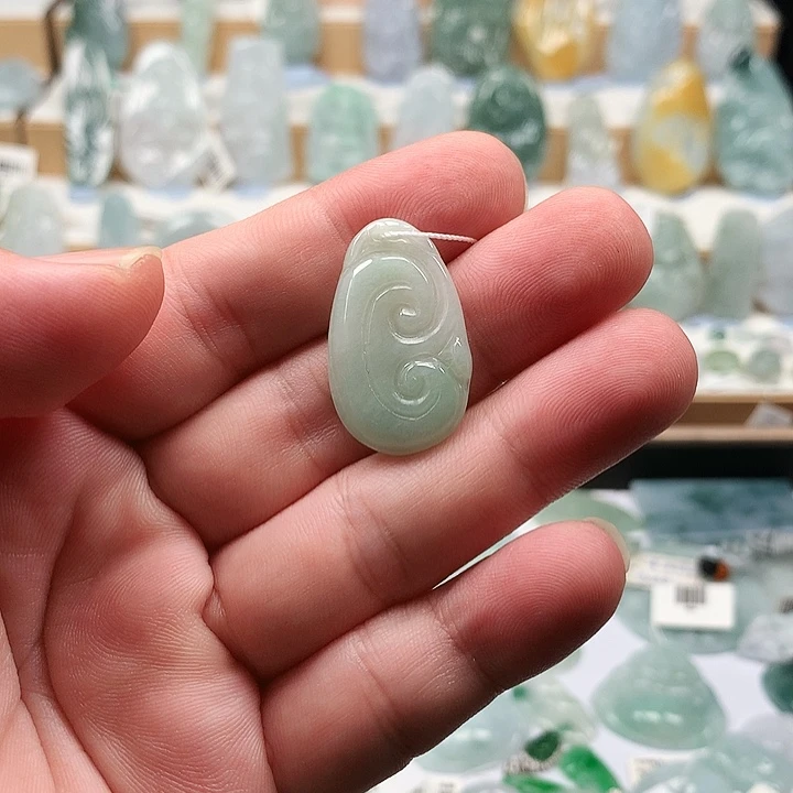 吊坠(不含链)未镶嵌翡翠40如意