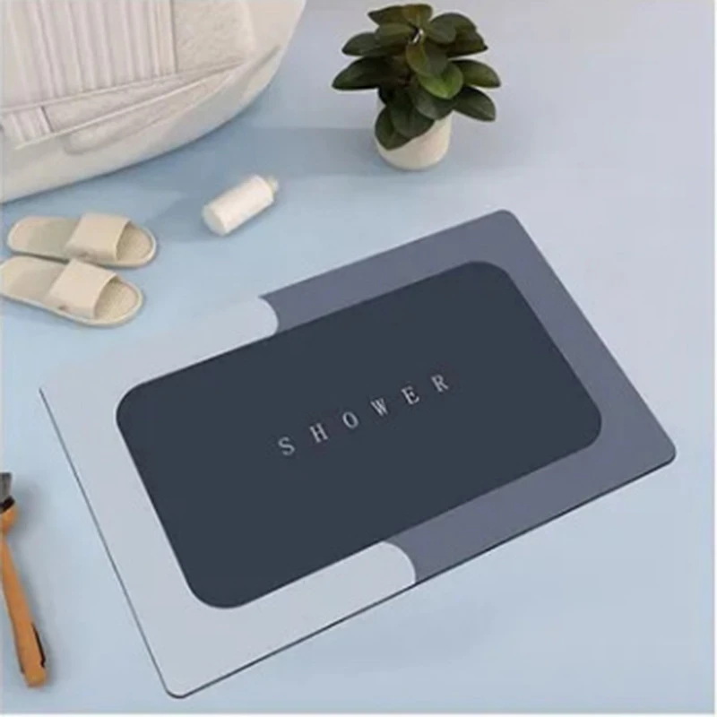 2026年新款家用硅藻泥垫脚垫厨房卫生间吸水地垫浴室软垫子吸水垫
