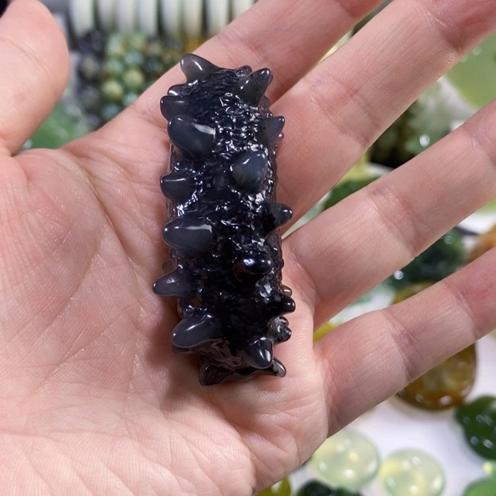 未镶嵌岫玉手把件