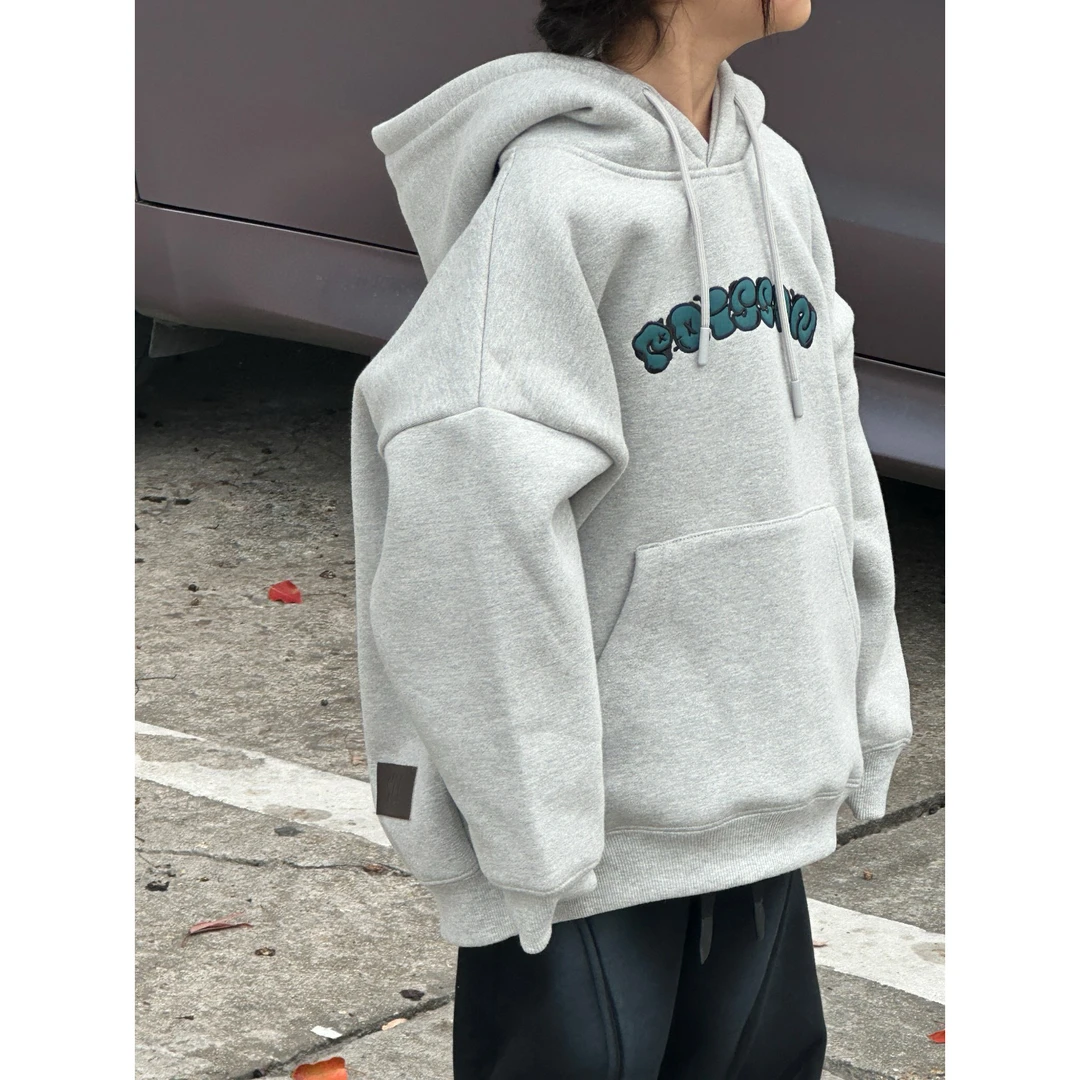 YJ304085新款儿童灰色加绒卫衣