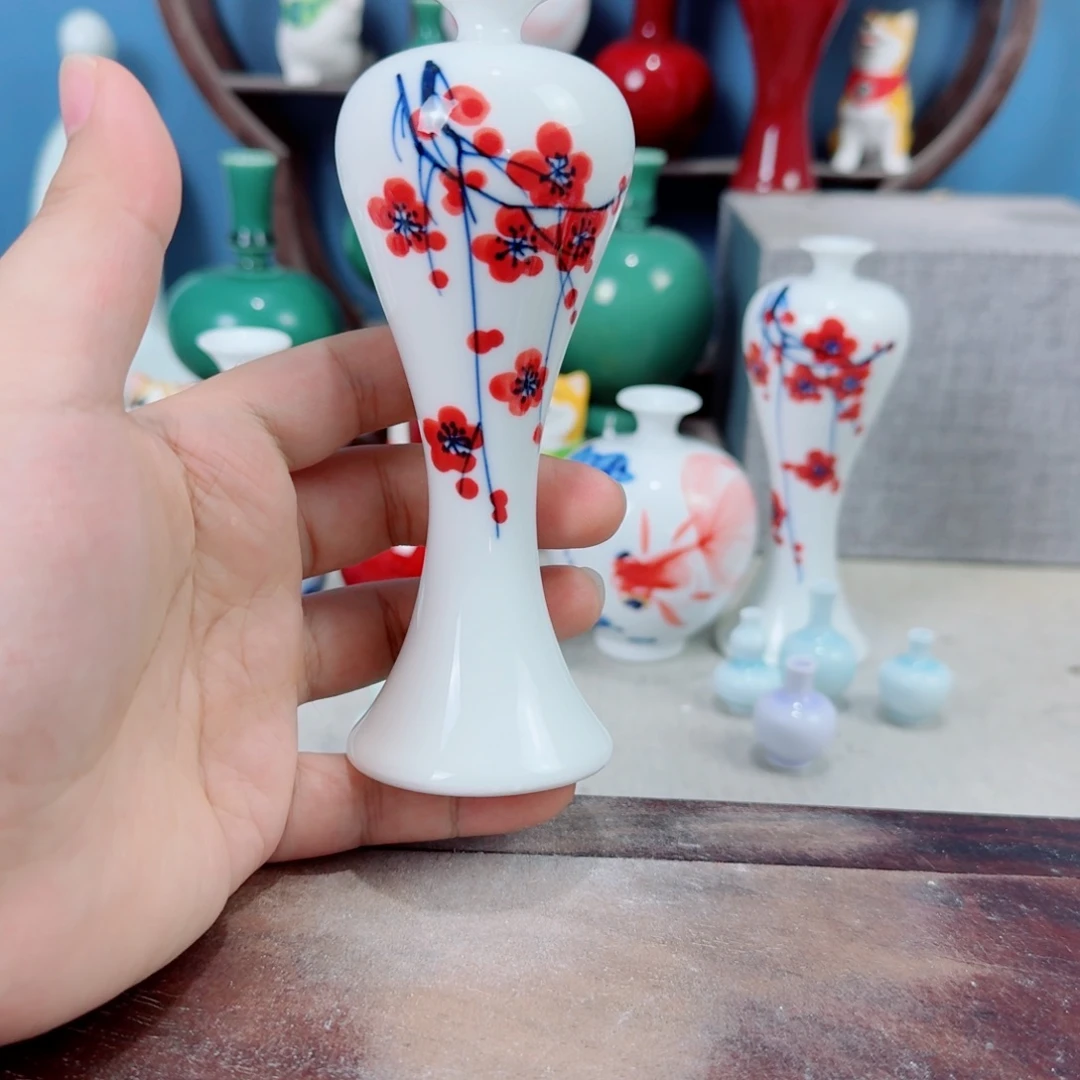 陶瓷手工小花器摆件