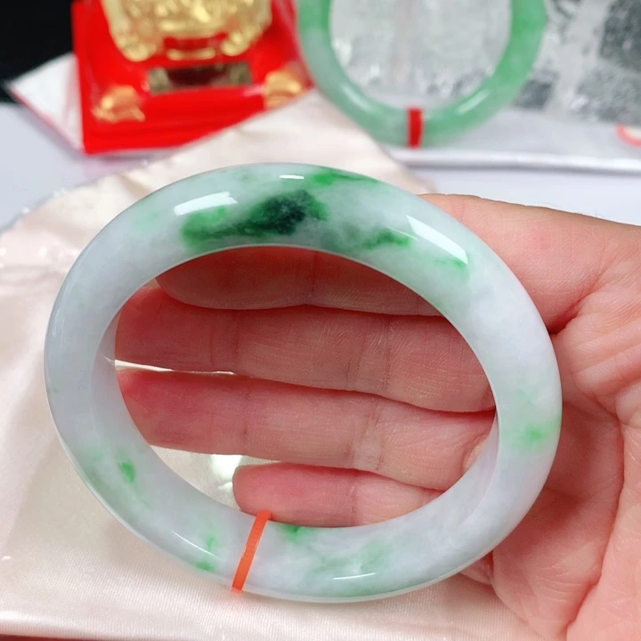 未镶嵌手镯翡翠  编号1083 正圈56-57