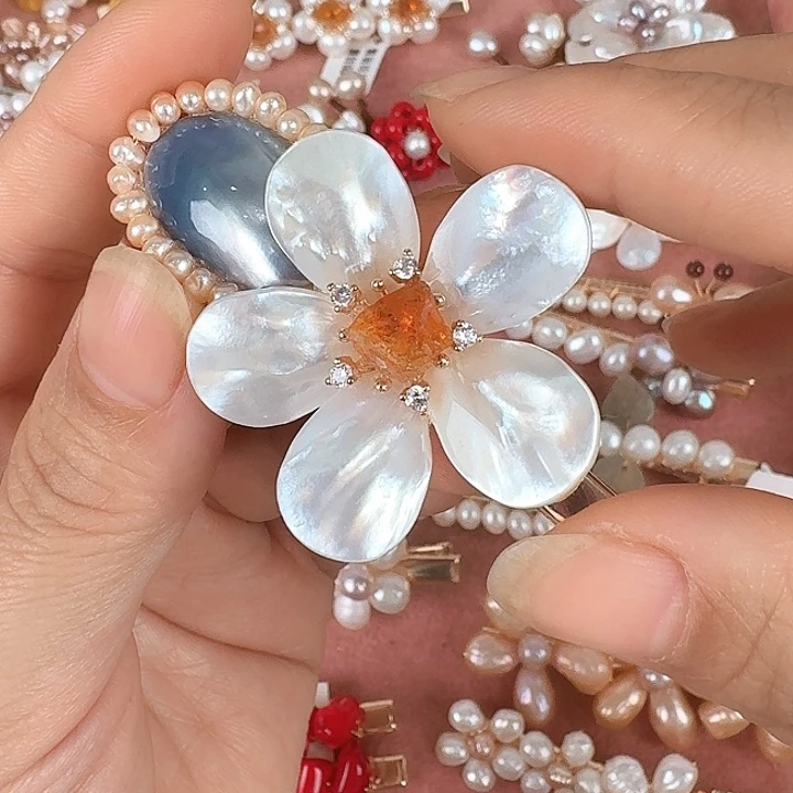 发饰未镶嵌淡水珍珠