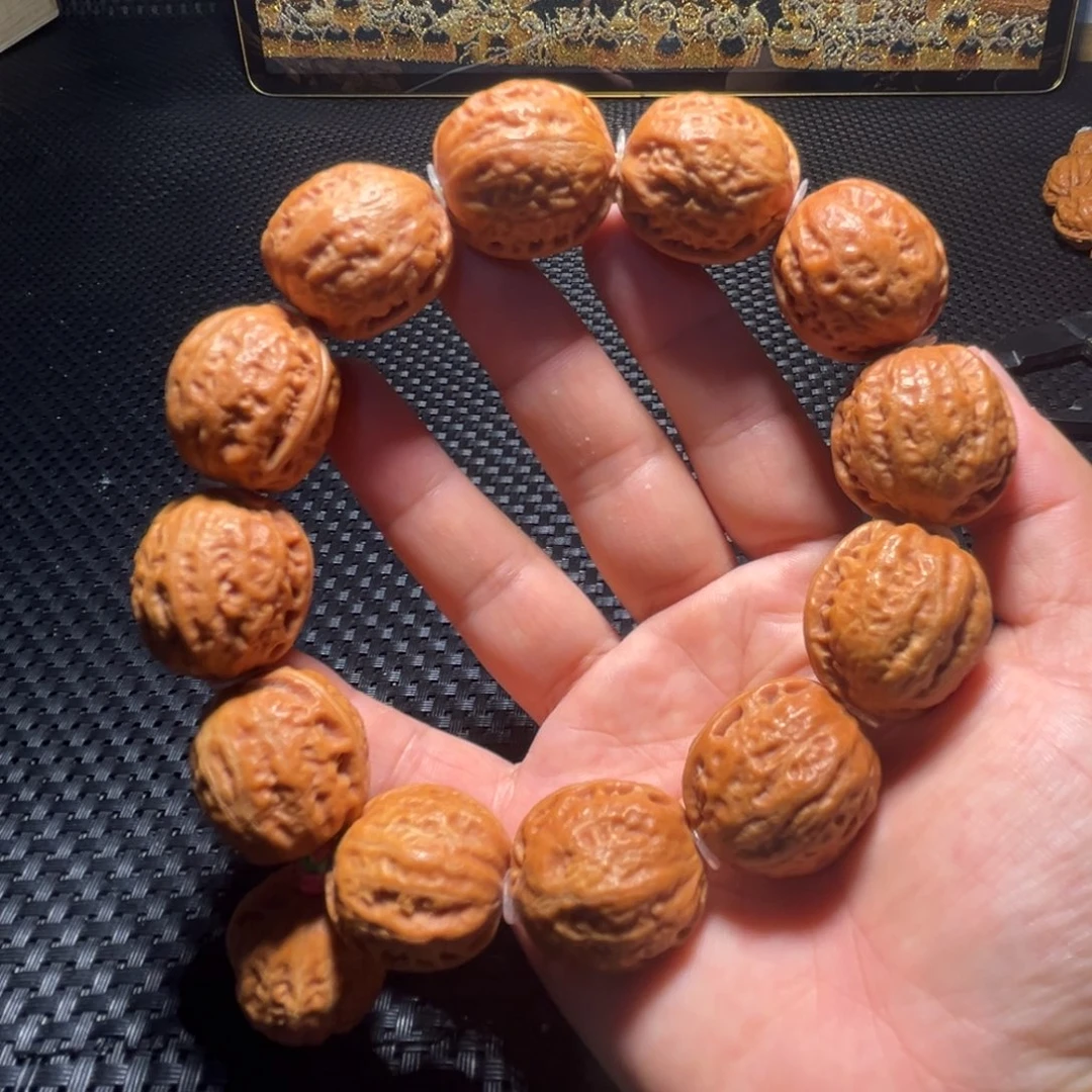 文玩核桃吊坠荔枝纹蛤蟆背23