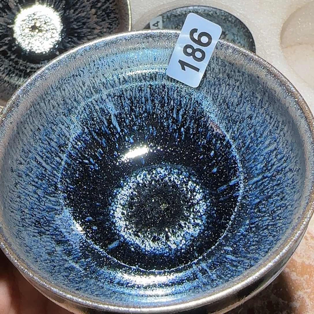 茶盏琢泥窑柴烧开窑