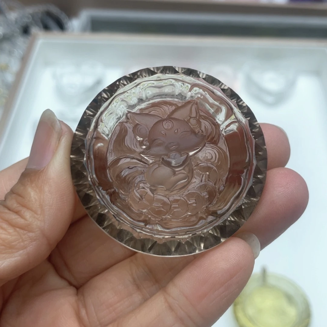 未镶嵌吊坠(不含链)水晶橘*.