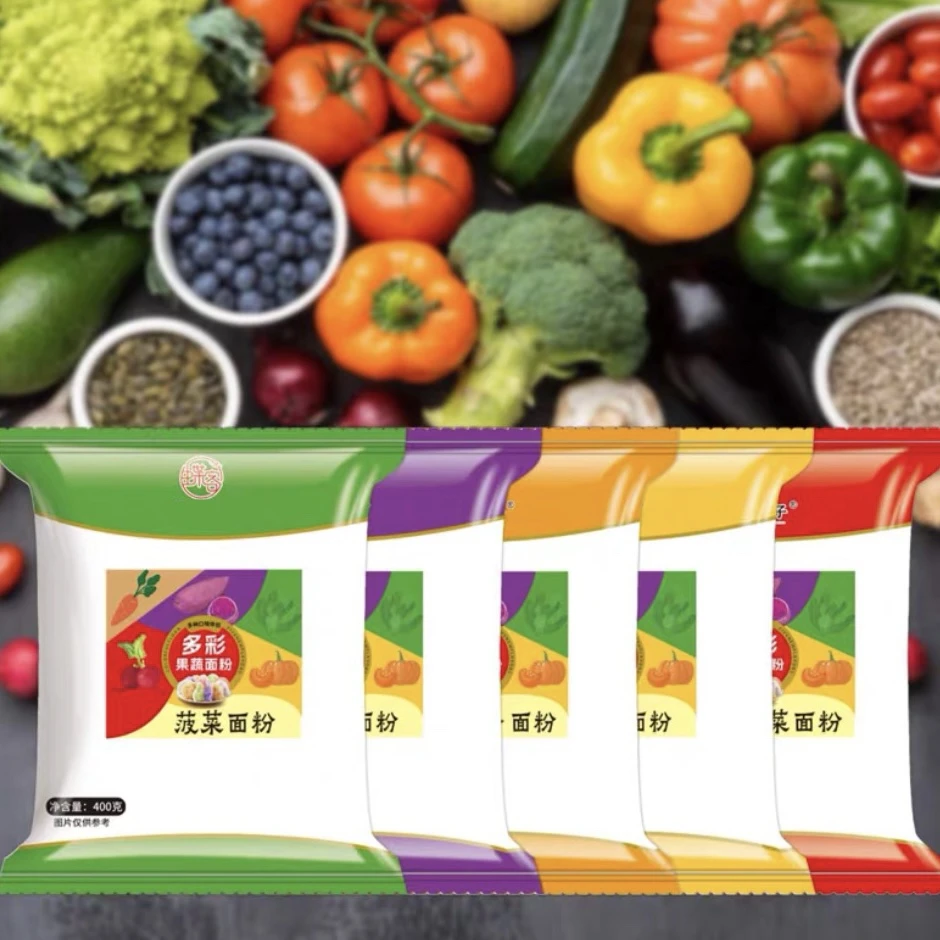 多彩天然果蔬面粉食品面粉不挑