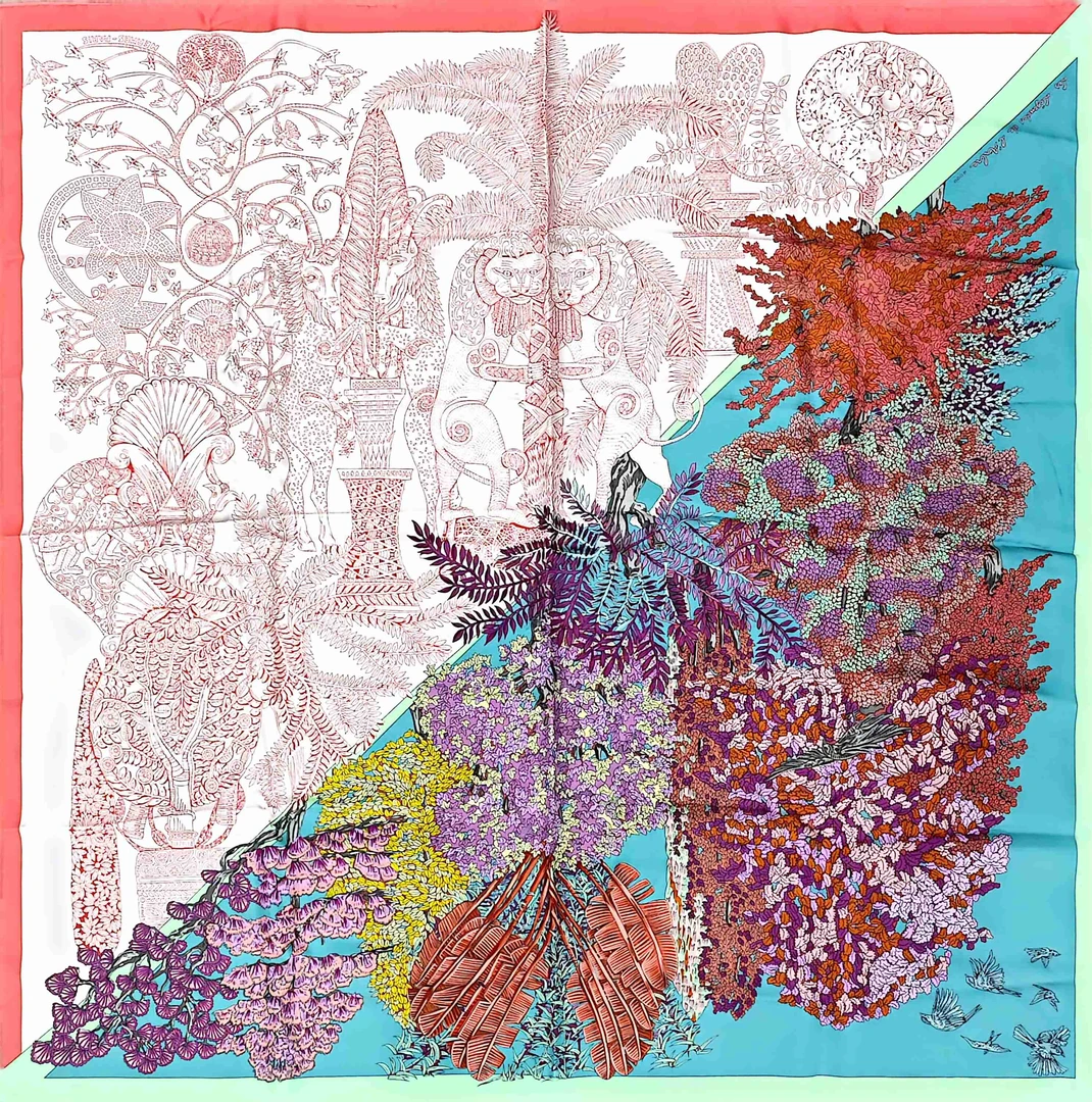 95新 Hermes/爱马仕 /Abby/丝巾/250925003