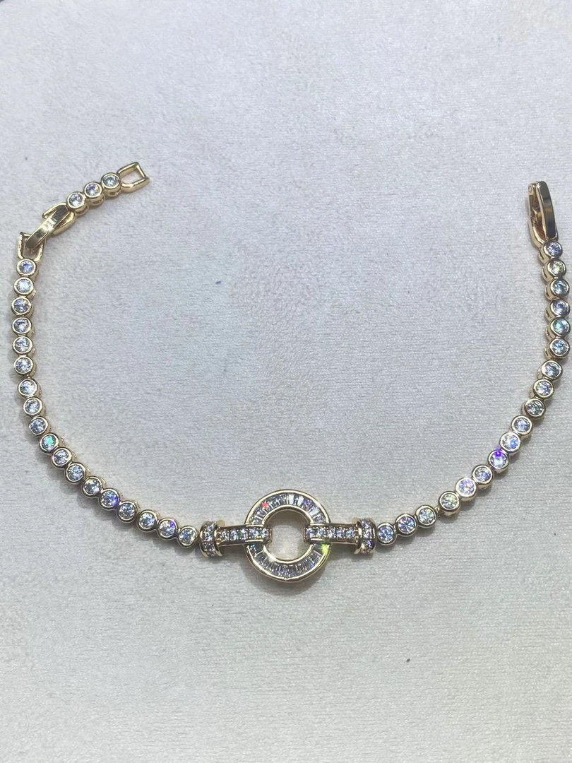 非金属珐琅手链 【米米甄选 高端大气】香槟手链C-2292