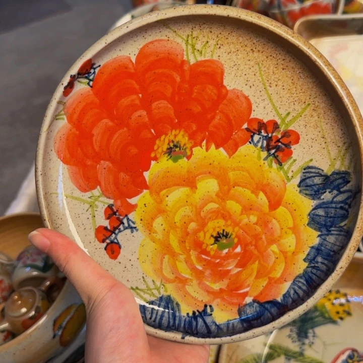 瓷片景德镇陶瓷手工手绘