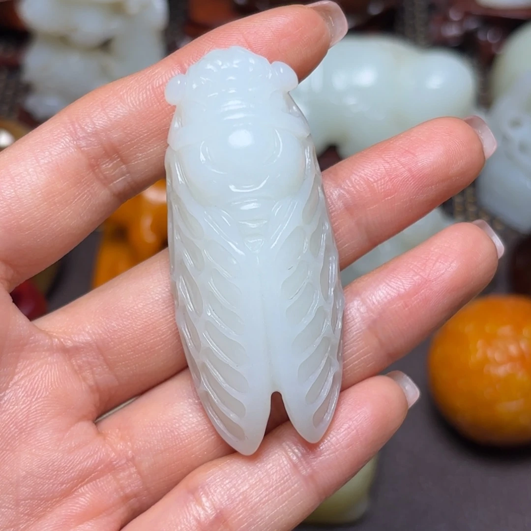 晶***磊未镶嵌和田玉挂件