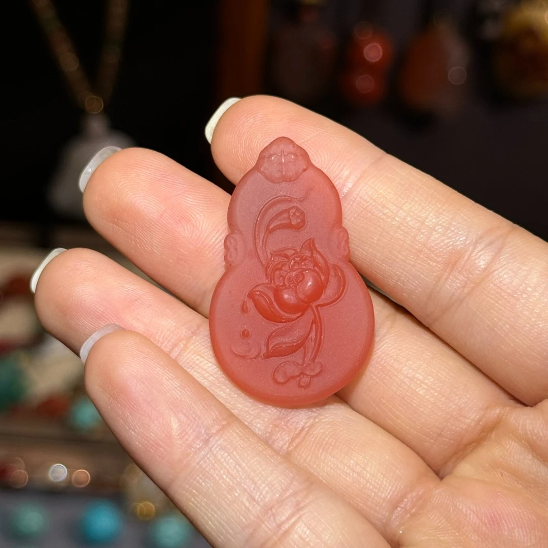 左边珠宝 | 南红吊坠（Z3169)