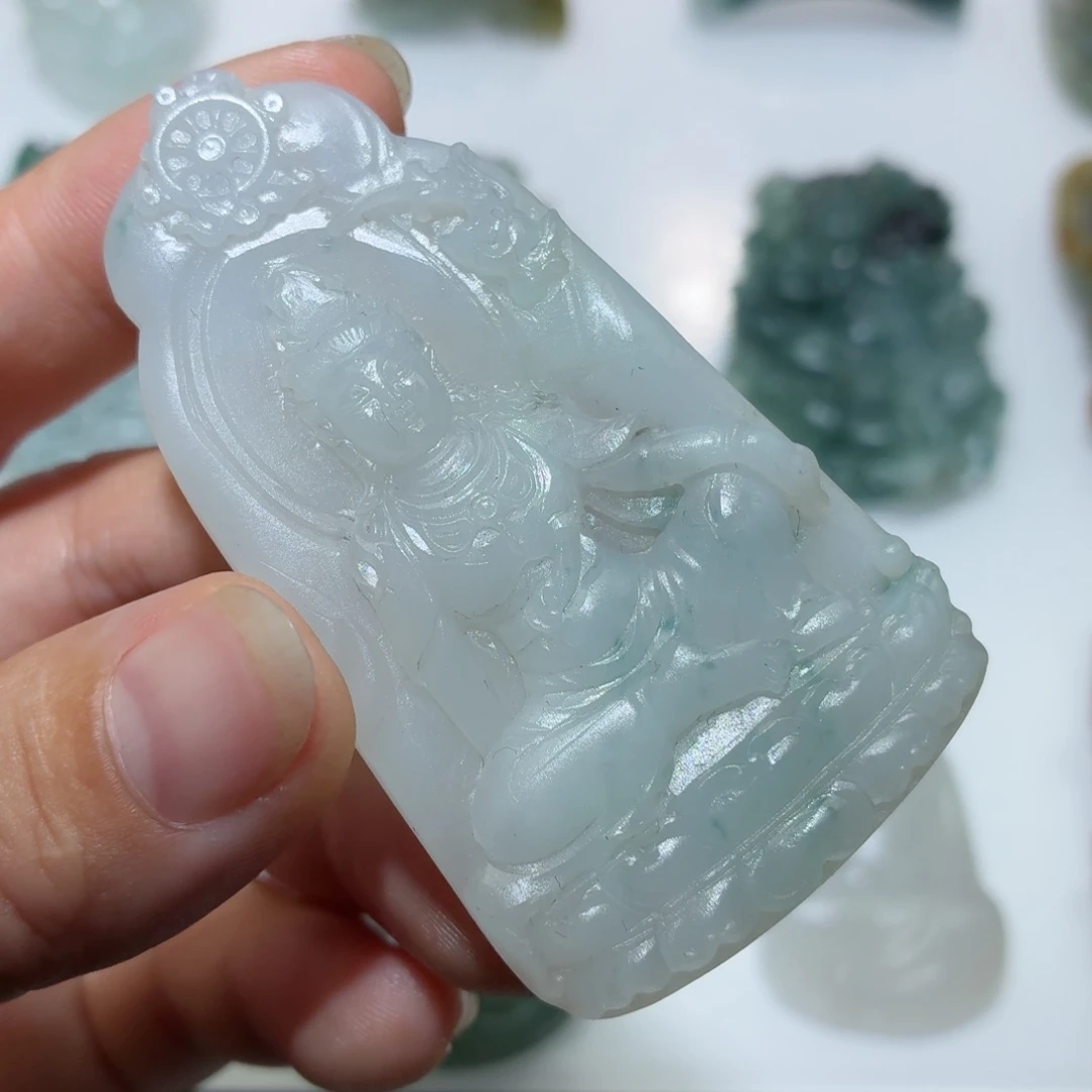 定制翡翠未镶嵌毛货