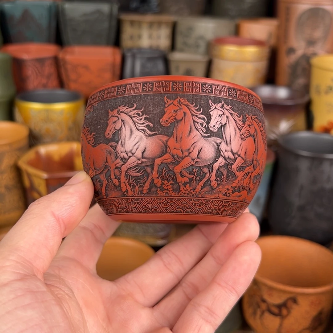 紫砂茶杯紫砂主人杯