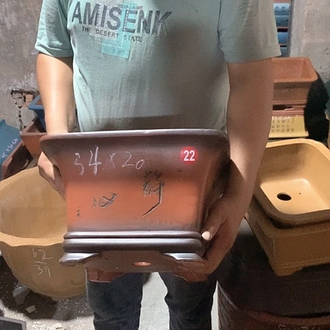 紫砂花盆手工制作