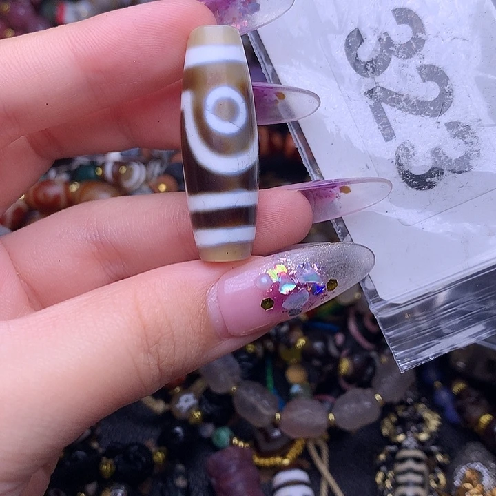 玛瑙/玉髓未镶嵌发一条