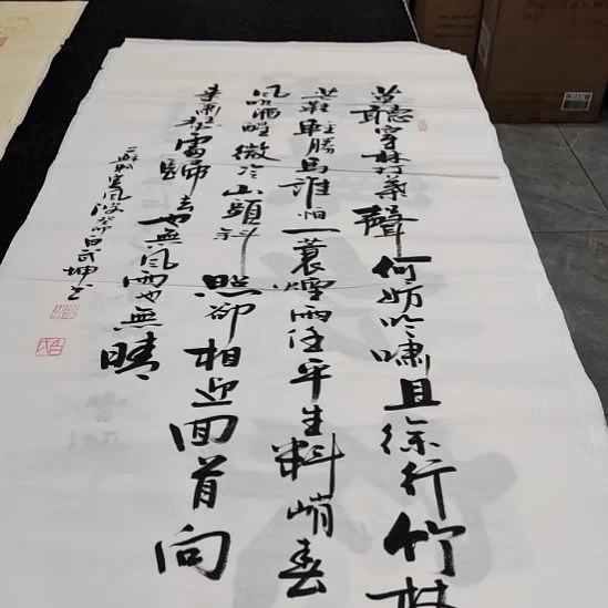 翰墨白武坤老师作品一副