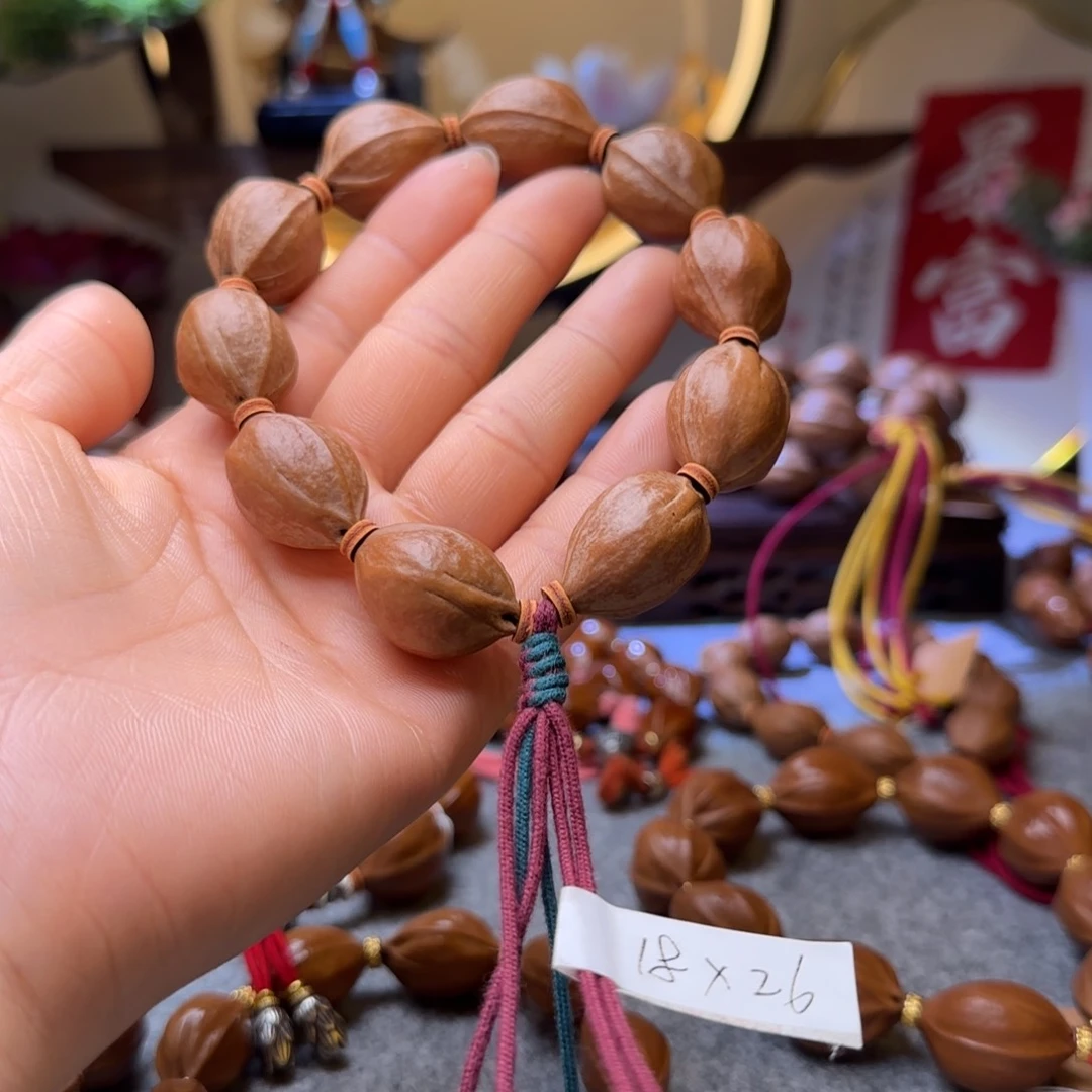 橄榄核手串&****&1826梅林铁核