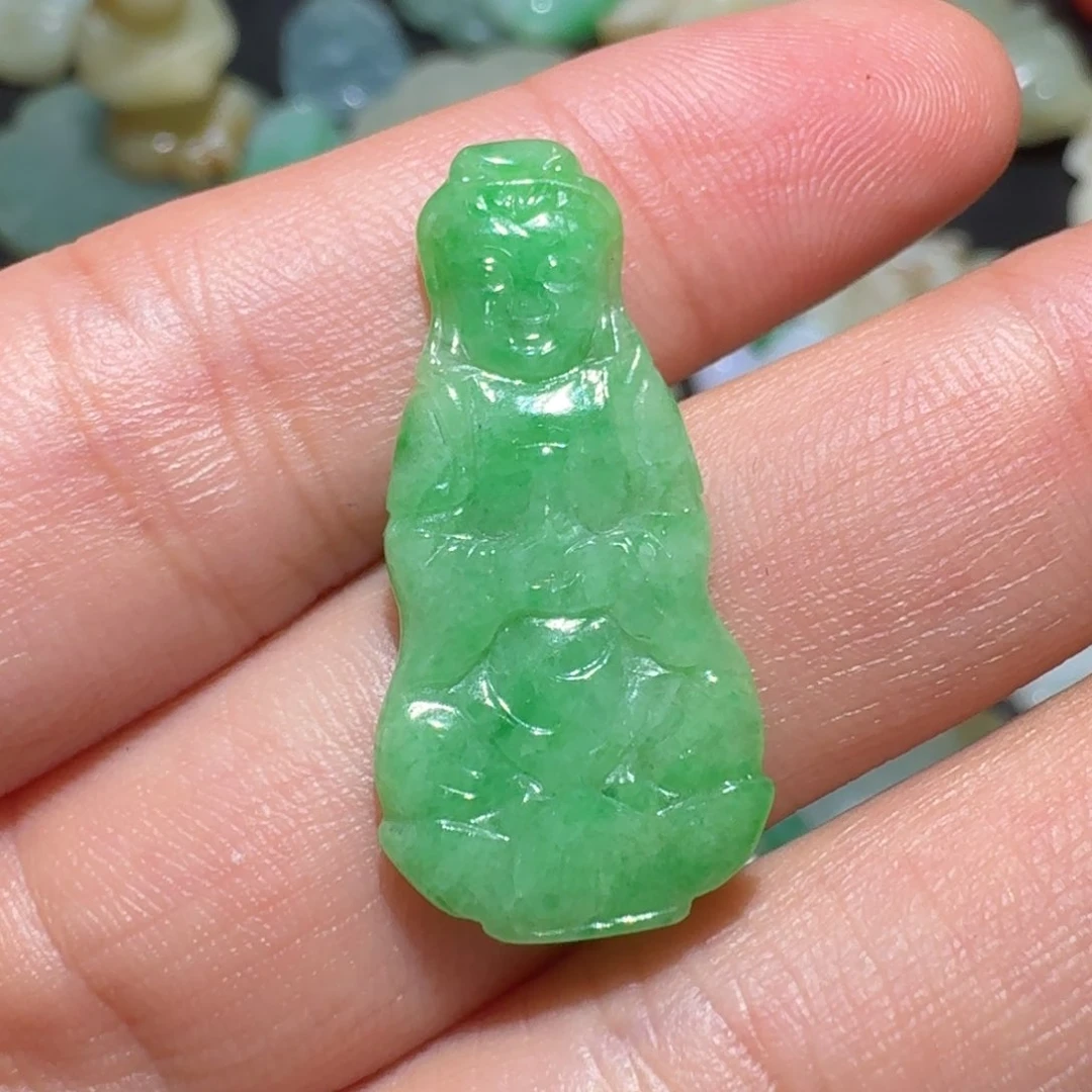 钗***飞翡翠未镶嵌颈饰1111